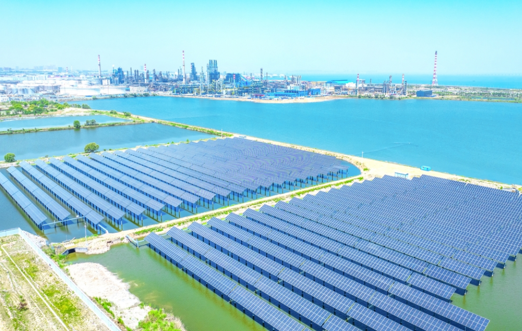Sinopec Qingdao makes solar power surge in green energy shift