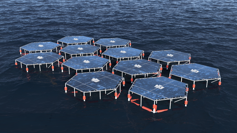 China launches 1st wave-resistant floating solar platform in Qingdao