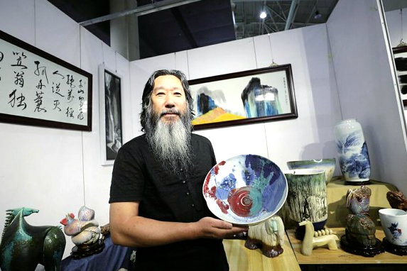 Art fair concludes in Jinan