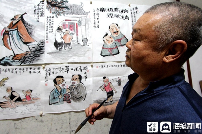Artist creates comics to mark Duanwu Festival