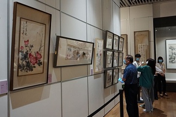 Jining Museum hosts show featuring art by Qi Gong, Wang Xuetao