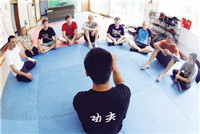 Foreigners flock to Mount Tai to learn martial arts