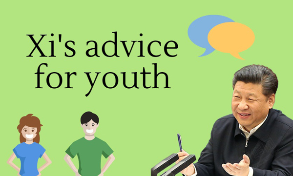 Xi's advice for youth