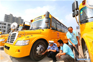 School buses safety checked in Tai'an