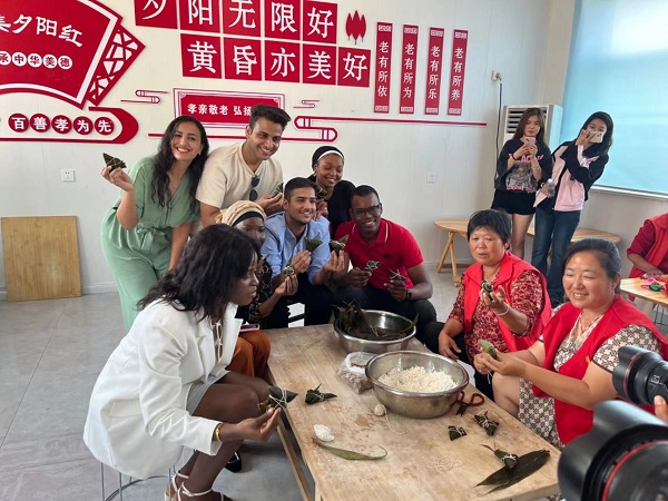Intl students experience culture, tradition in Tai'an