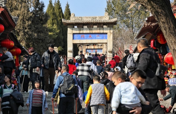 Tai'an sees tourism boom during Chinese New Year holiday