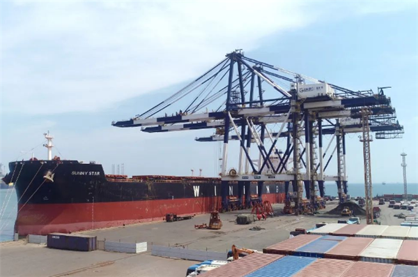 Yantai Port sees huge increase in China-Africa liner shipping business