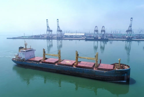 Yantai Port opens first Mexico freight liner route
