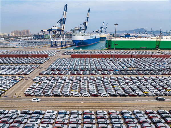 Yantai Port sees a spike in commercial vehicle shipment  