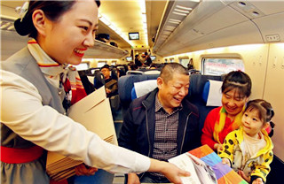 Qingdao-Rongcheng high-speed rail gets rolling