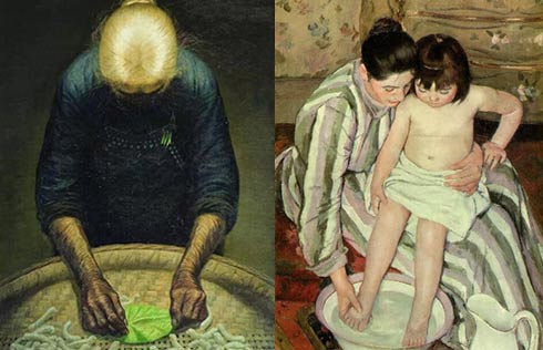 Famous paintings celebrating mother's love