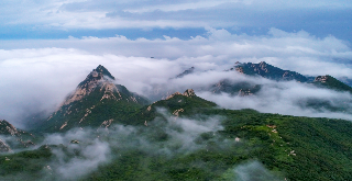 Majestic mountains in Yantai