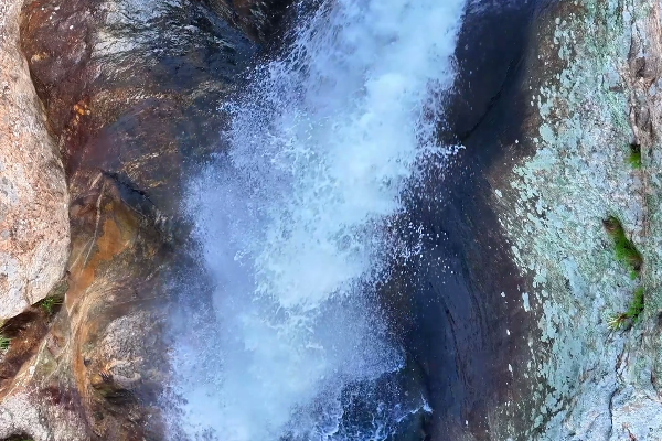 Rain's gift: Majestic waterfalls at Jiulongchi scenic area