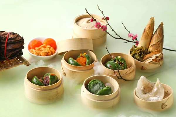 ​Qingtuan hot item on Gungfulin Prime Hotel's spring menu