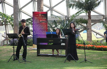 Chenshan holds symphony performances for tourists