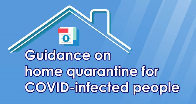 Guidance on home quarantine for COVID-infected people