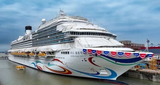 Hongqiao enterprise boosts smart operation of large cruise ship 