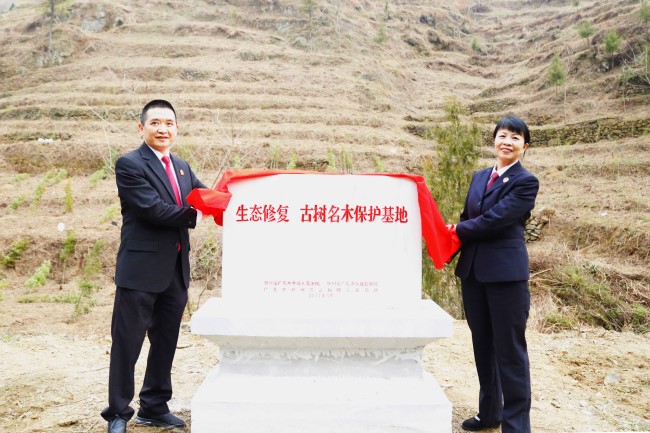Indigenous flora protection base launched in Guangyuan