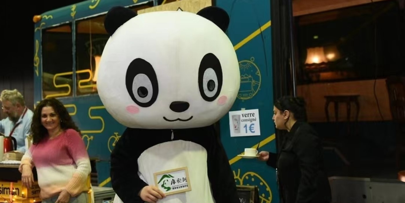 Tangjiahe's 'giant panda' charms visitors at Luxembourg culture festival