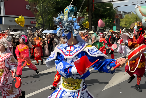 Grand parade thrills Guangyuan