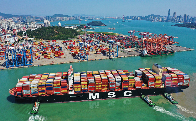 Xiamen import, export volume hits 444.32b yuan in H1