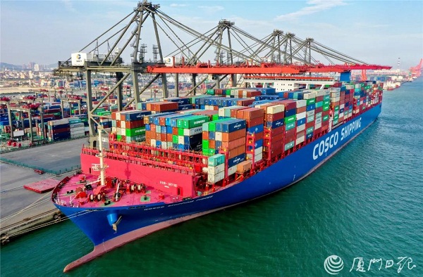 Xiamen's import, export volume with BRICS countries exceeds 10b yuan in Aug