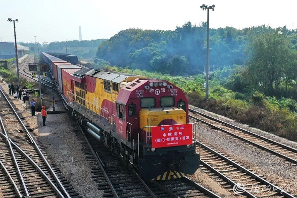 Xiamen China-Europe freight train opens new route to Minsk, Belarus