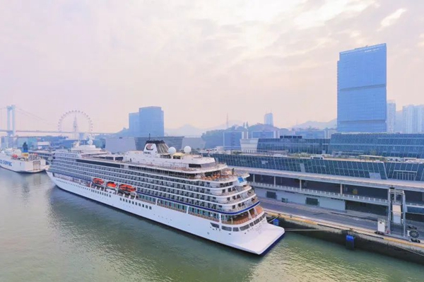 Cruise ship arrives at Xiamen's port