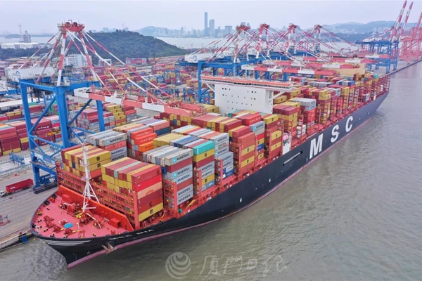 Xiamen ship capacity exceeds 5 million deadweight tons