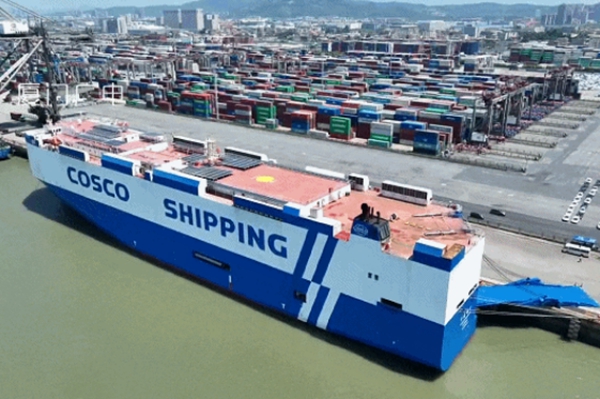 Cosmoc Shipping embarks on inaugural China-Europe Ro-Ro shipping route