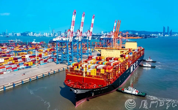 Xiamen Port ranks 11th in PLSCI