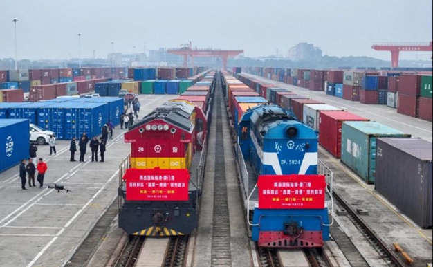 Nanchang-Xiamen sea-rail intermodal train service launched