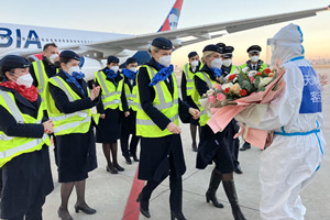Tianjin holds inaugural ceremony for Tianjin - Belgrade direct flight