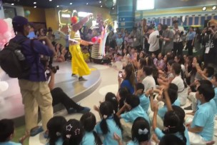 Birthdays celebrated during Tianjin children's art festival 