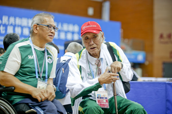 Macao team leader: I only devote myself to helping disabled persons