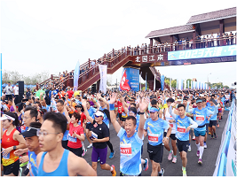 2023 Tianjin Ninghe Qilihai Half Marathon kicks off