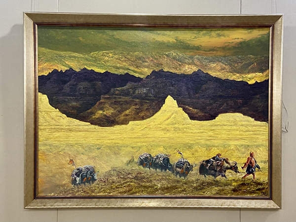 Painting exhibition hails enchanting, dynamic Tibet