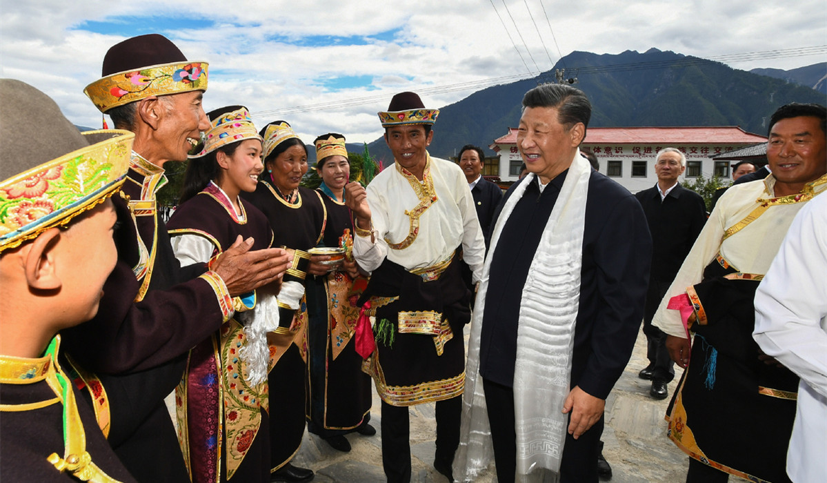 Xi's visit continues to inspire villagers in Tibet