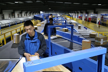 Wuxi-made smart parcel sorting systems go global