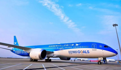 Xiamen Airlines vows to contribute to UN Sustainable Development Goals