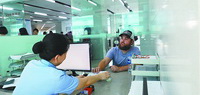 Foreigners enjoy postal service for exit-entry documents