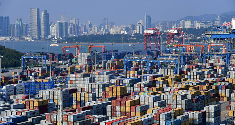 Haicang port launches international bulk cargo transit business 