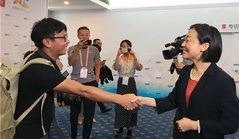Fujian's vice-governor meets CIFIT reporters