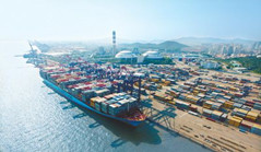 Container business of Silk Road maritime project hit record high