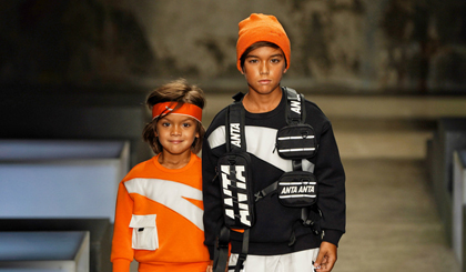Anta Kids thinks globally at Fashion Week