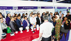 Marine sci-tech commercialization fair concludes in Xiamen