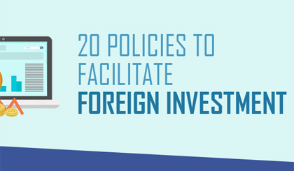 20 policies to facilitate foreign investment