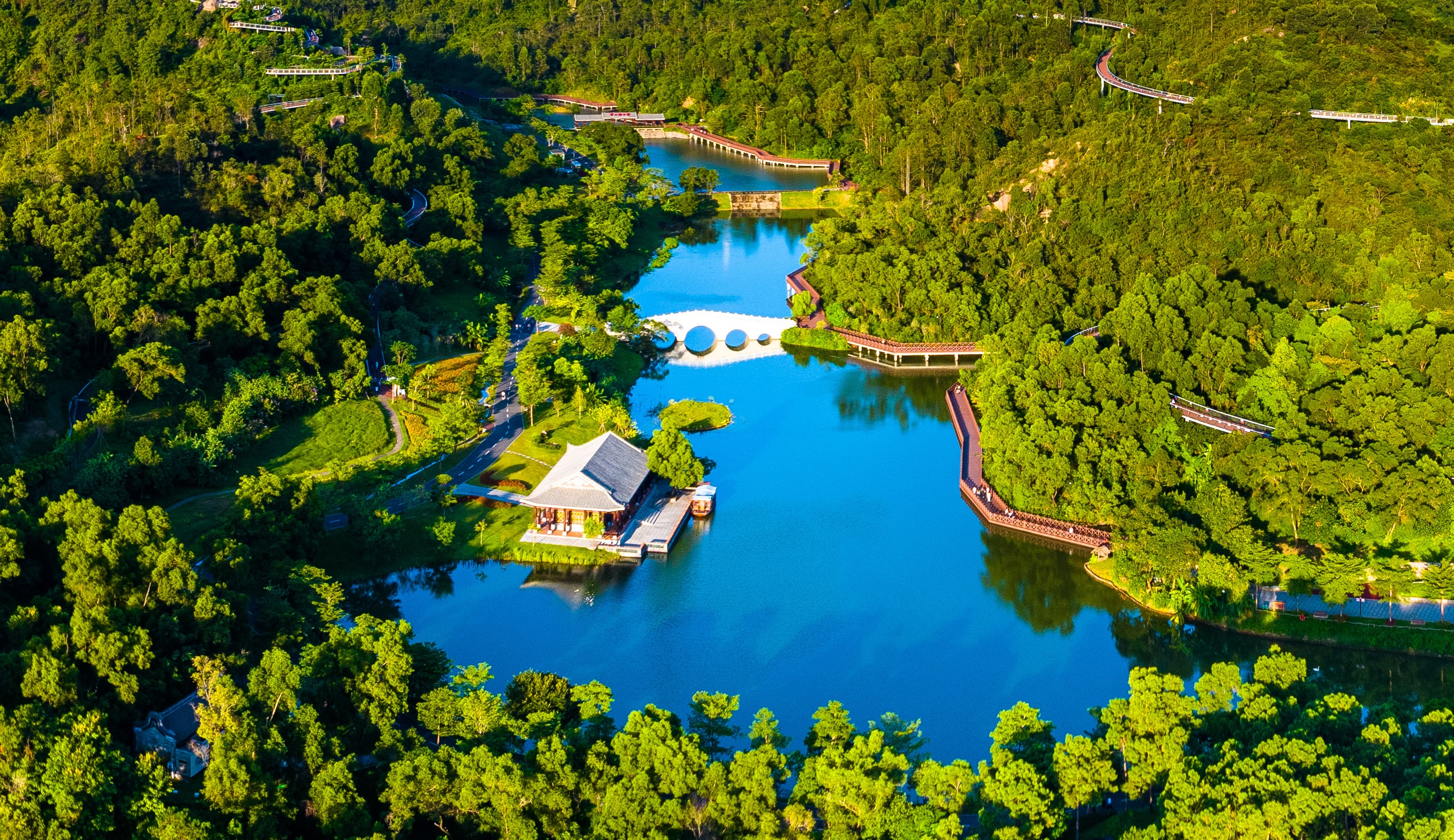Xiangshanhu Park: Urban 'oxygen bar' for leisure