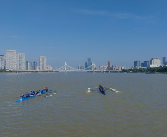 15 universities compete in Xiangzhou rowing regatta