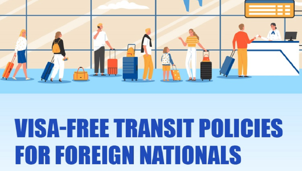 Visa-free transit policies for foreign nationals